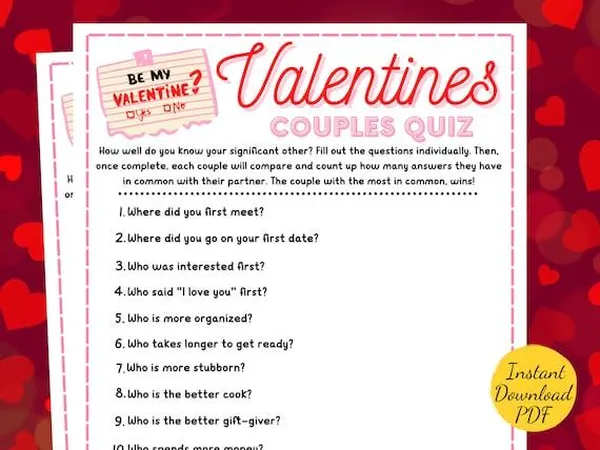 game valentine - Valentine's Day Love Tester